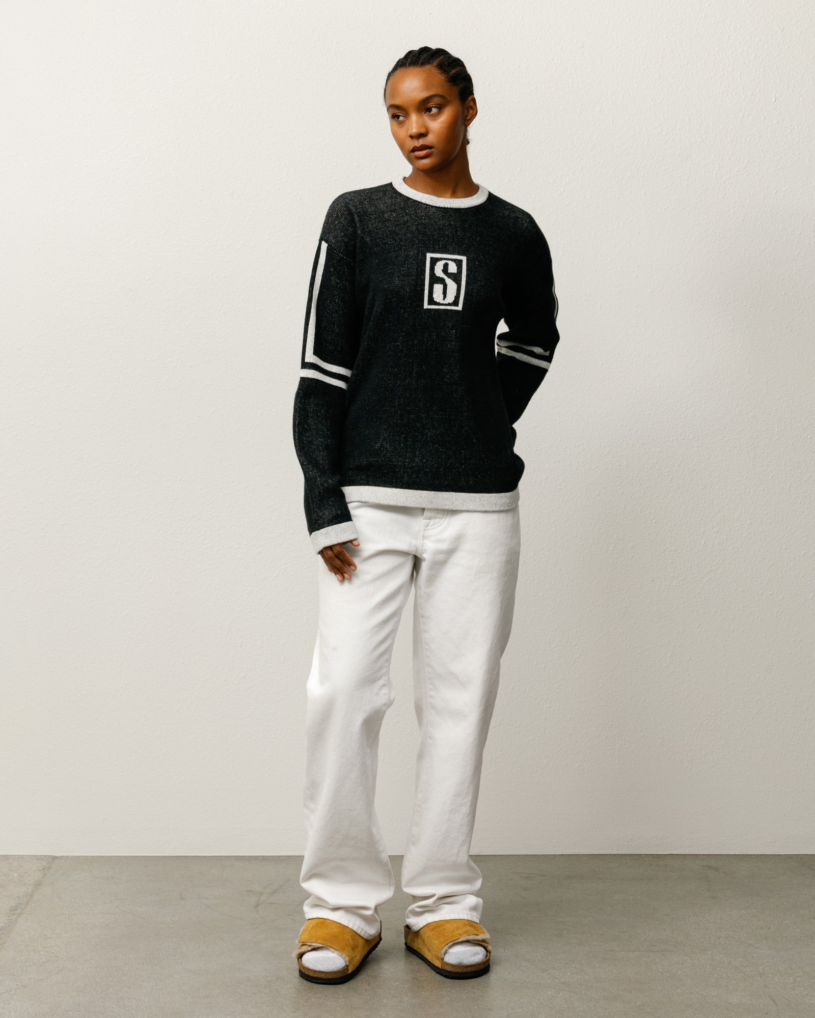 Alpine Sweater – Black | Tops & Knits | Stüssy Japan