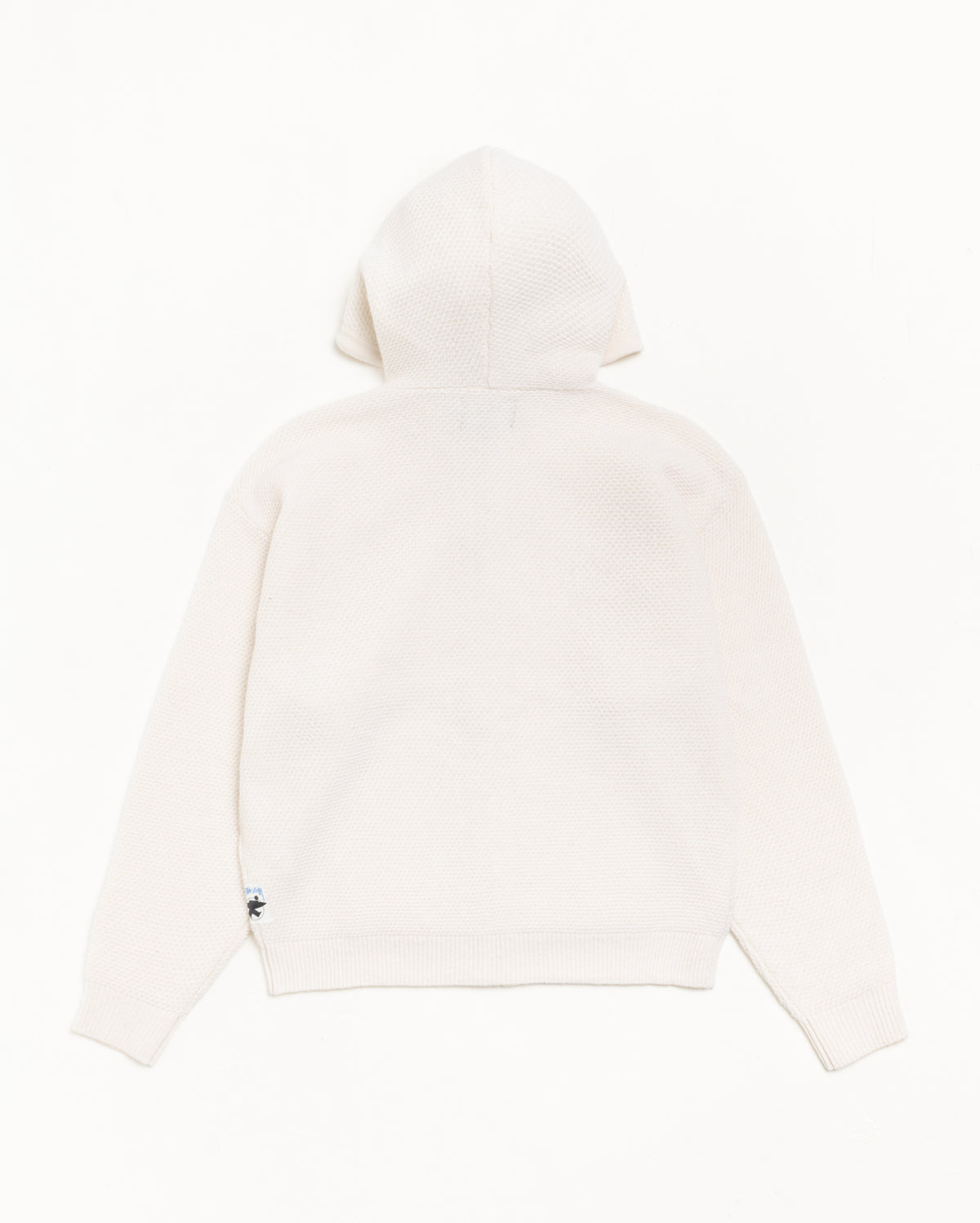 Textured Zip Hooded Sweater – Bone | Tops & Knits | Stüssy Japan