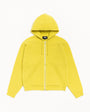 TEXTURED ZIP HOODED SWEATER