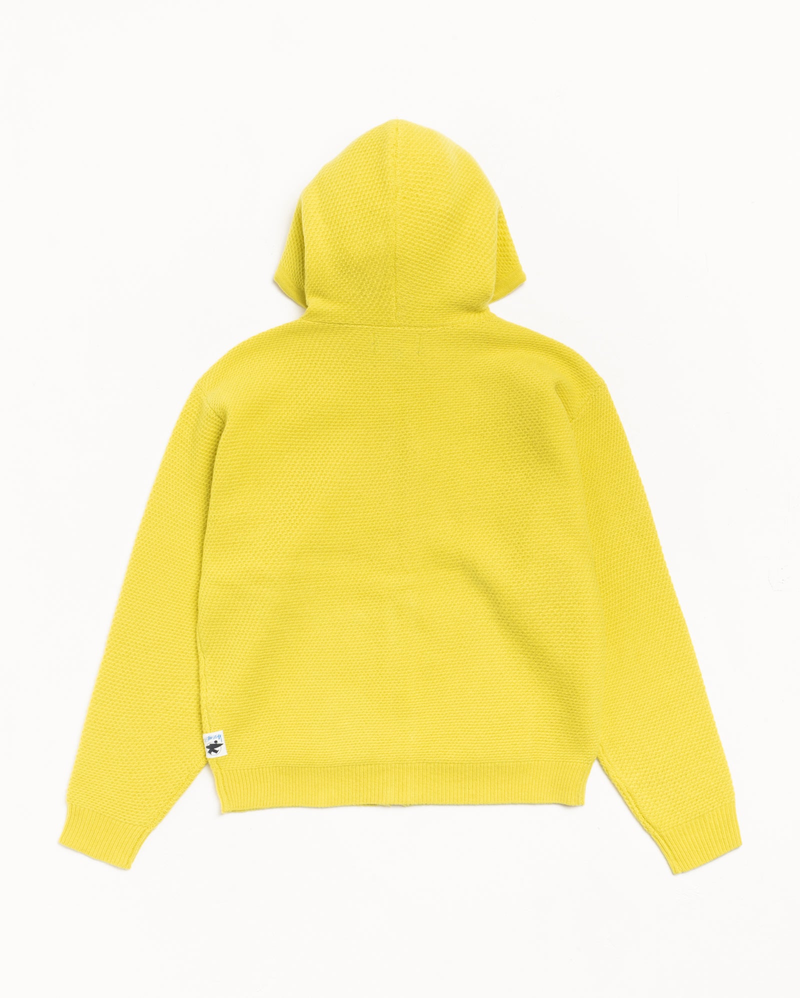 Textured Zip Hooded Sweater – Yellow | Tops & Knits | Stüssy Japan Textured Zip Hooded Sweater – Yellow | Tops & Knits | Stüssy Japan