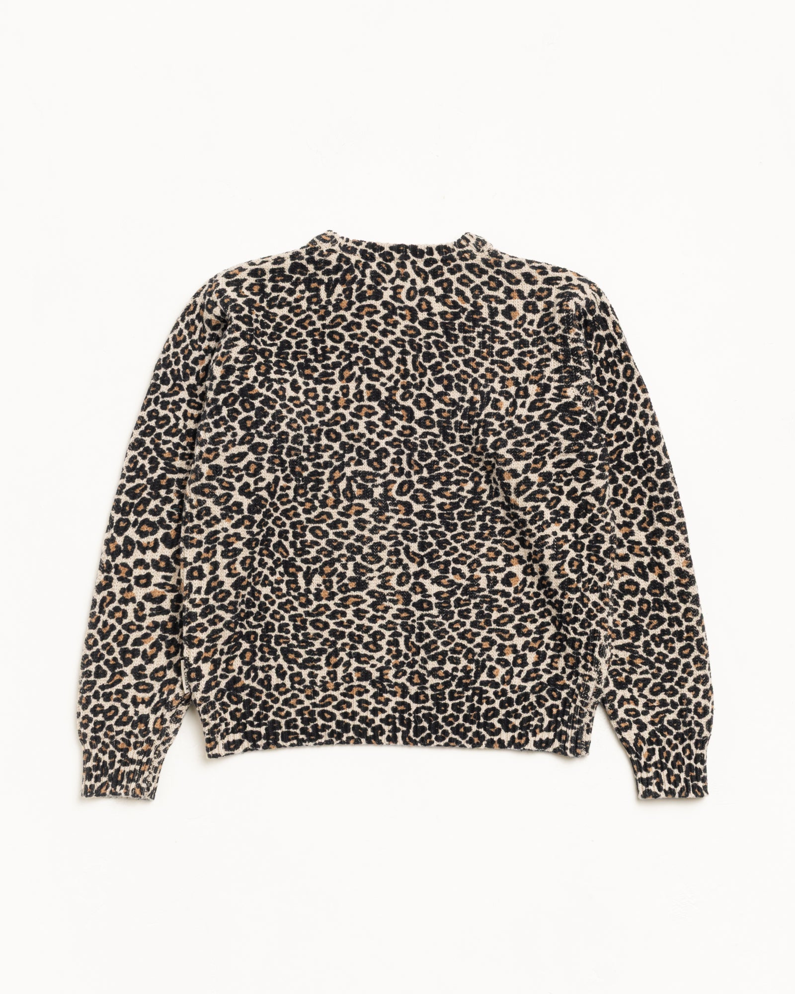 Leopard Sweater Mens Long Sleeve In Leopard