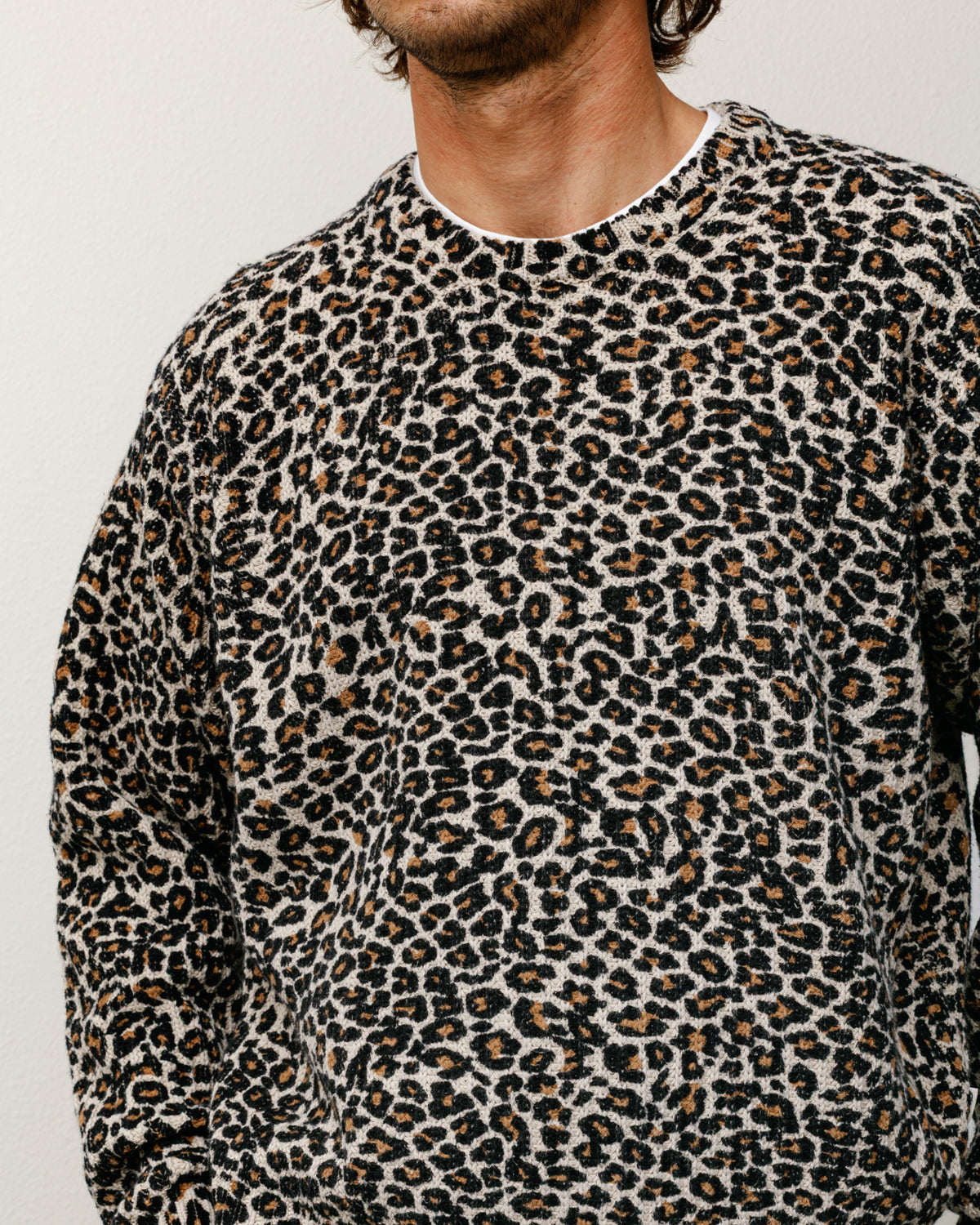 Leopard Sweater – Leopard | Tops & Knits | Stüssy Japan