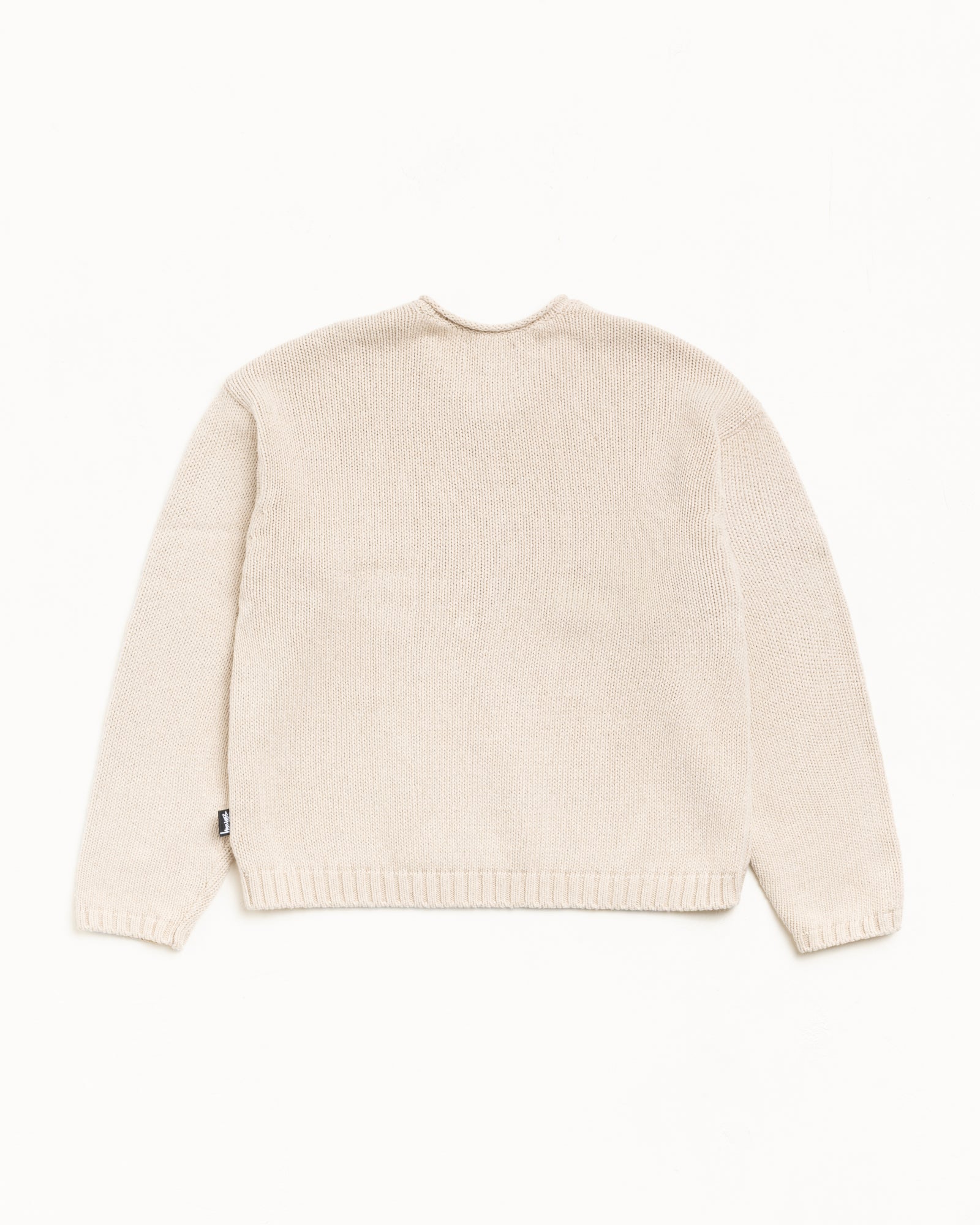 Roll V Neck Sweater – Oatmeal | Tops & Knits | Stüssy Japan