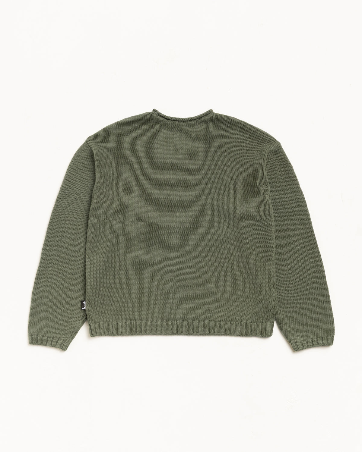 Roll V Neck Sweater – Olive | Tops & Knits | Stüssy Japan