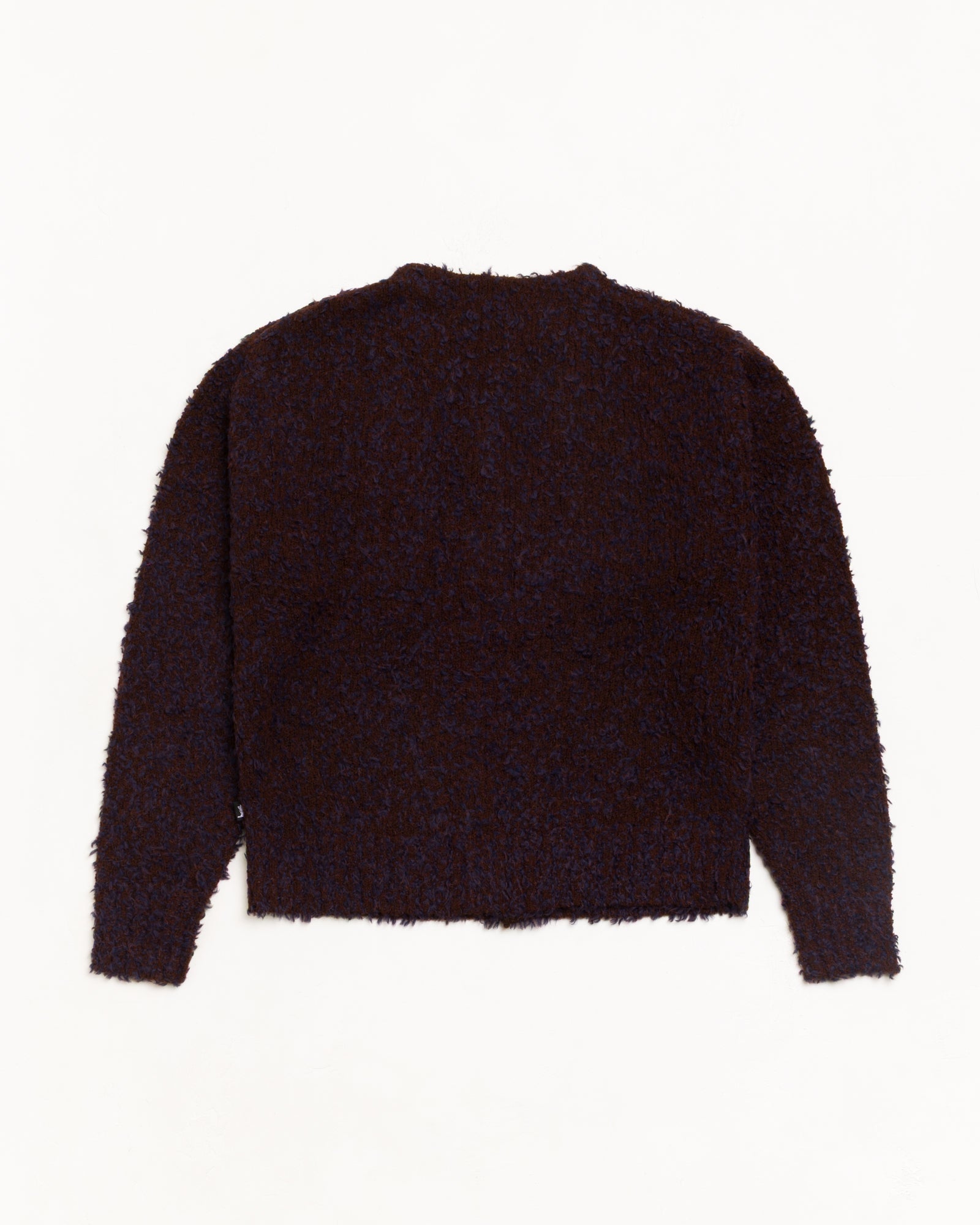 old stussy スウェットカーディガン Textured Cardigan - Navy Brown | Knits | Stüssy Japan