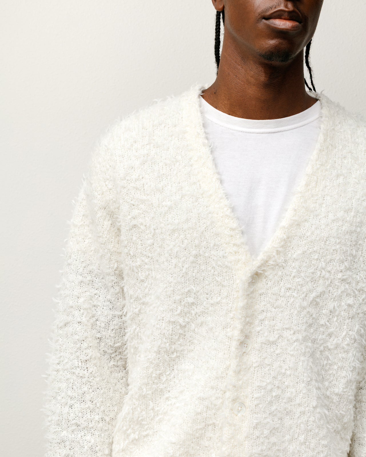 Textured Cardigan – Off White | Knits | Stüssy Japan