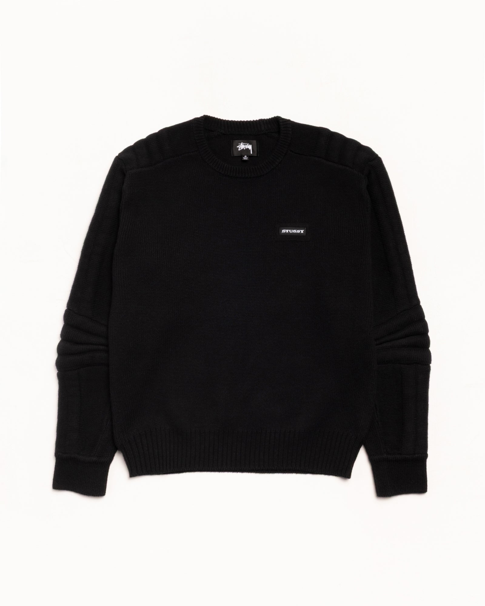 stussy ニット 凪 黒Lサイズ Size【XL】 STUSSY ステューシー STOCK SWEATER BLACK ニット 黒