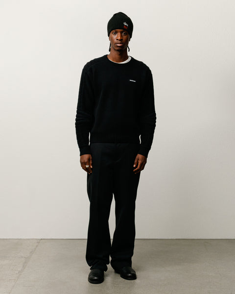 Moto Sweater Mens Long Sleeve In Black