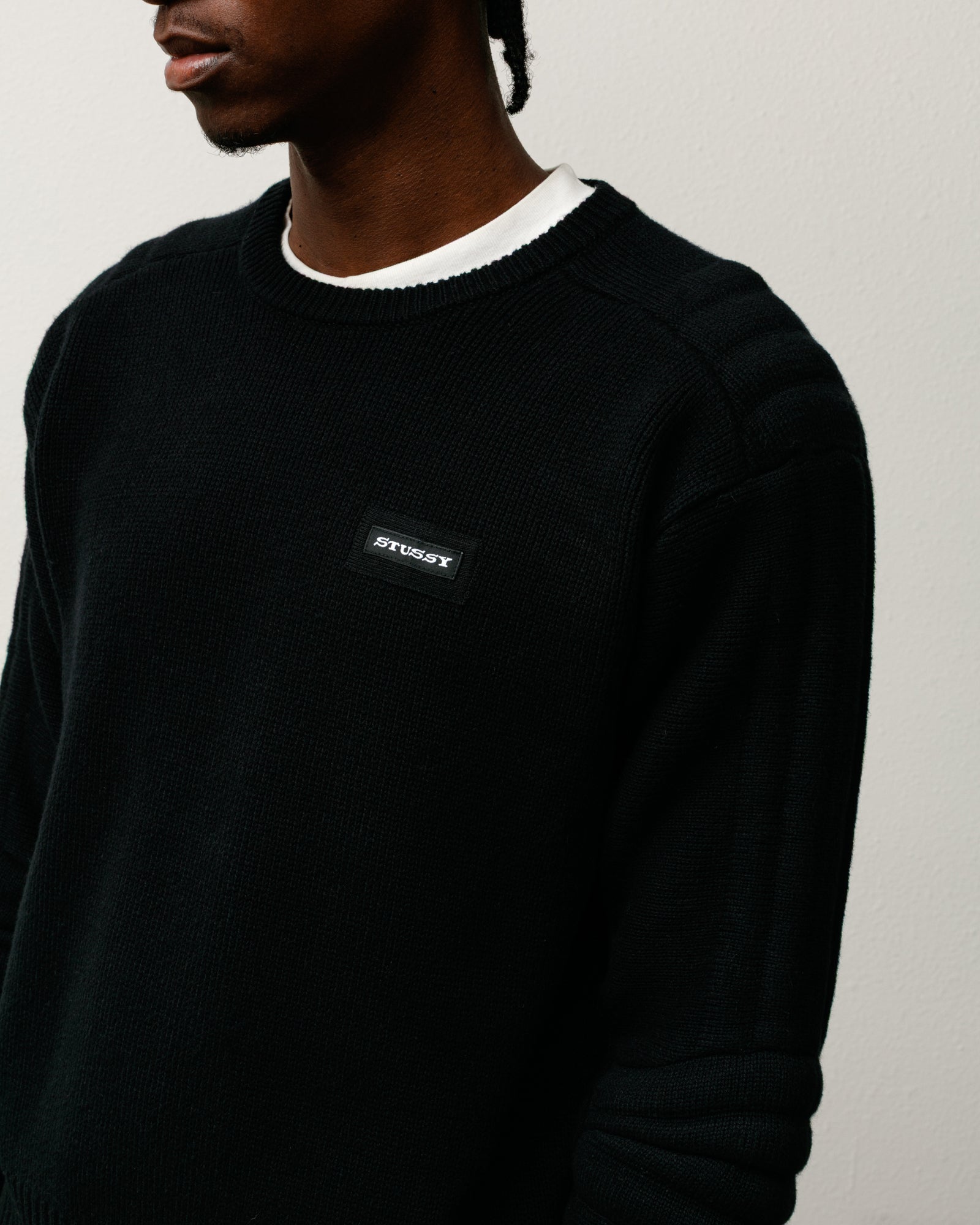 Moto Sweater – Black | Tops & Knits | Stüssy Japan