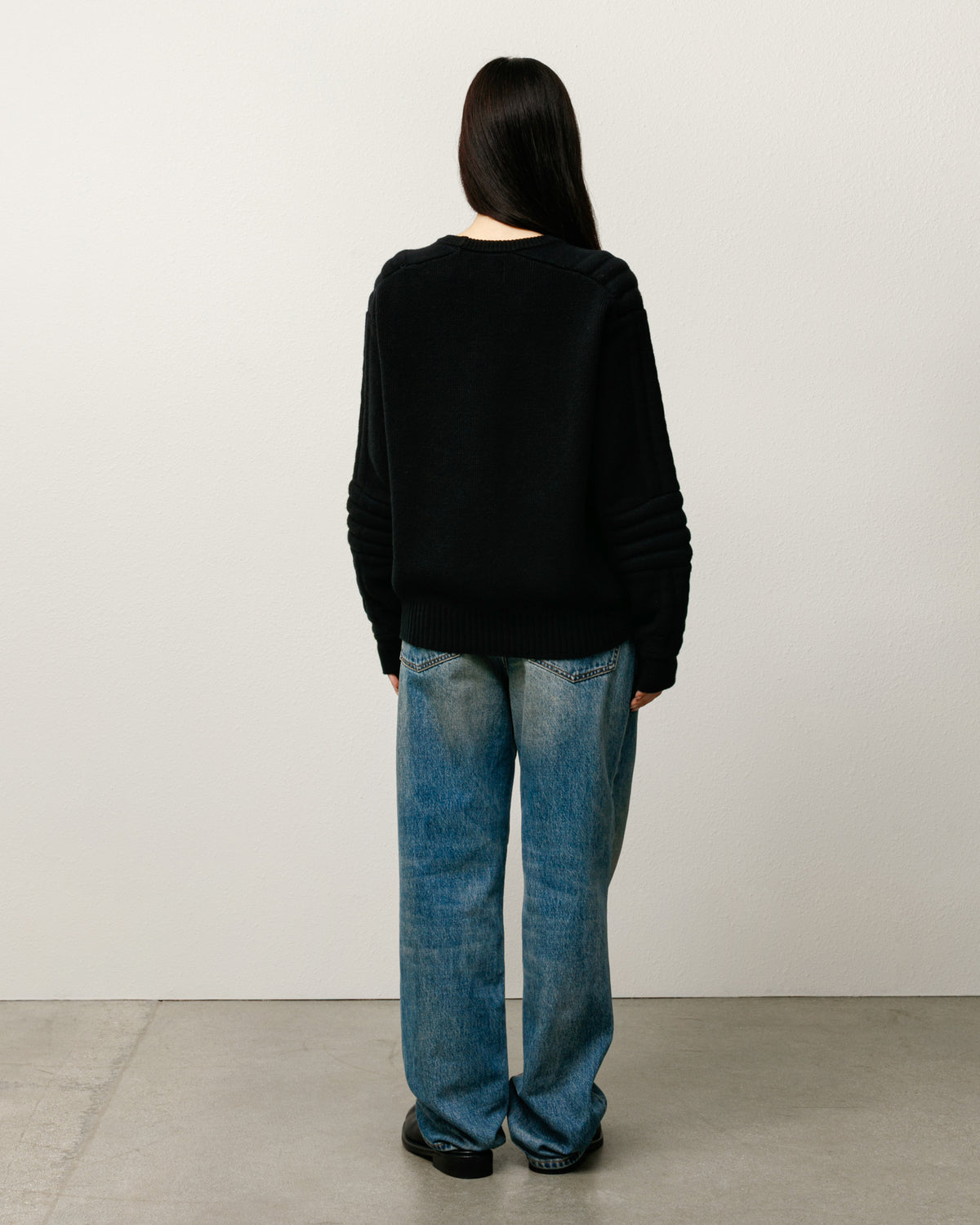 Moto Sweater – Black | Tops & Knits | Stüssy Japan