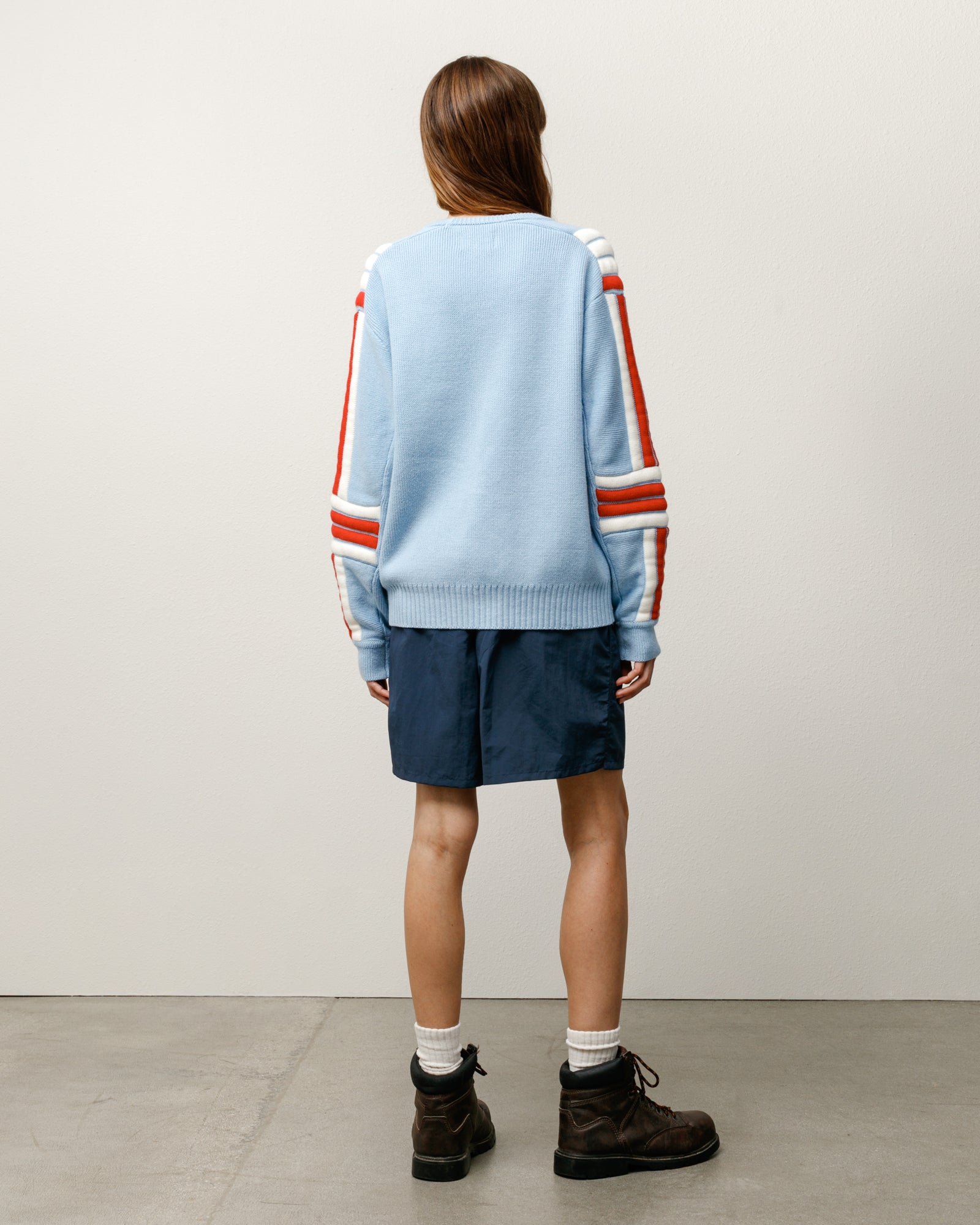 Moto Sweater – Blue | Tops & Knits | Stüssy Japan