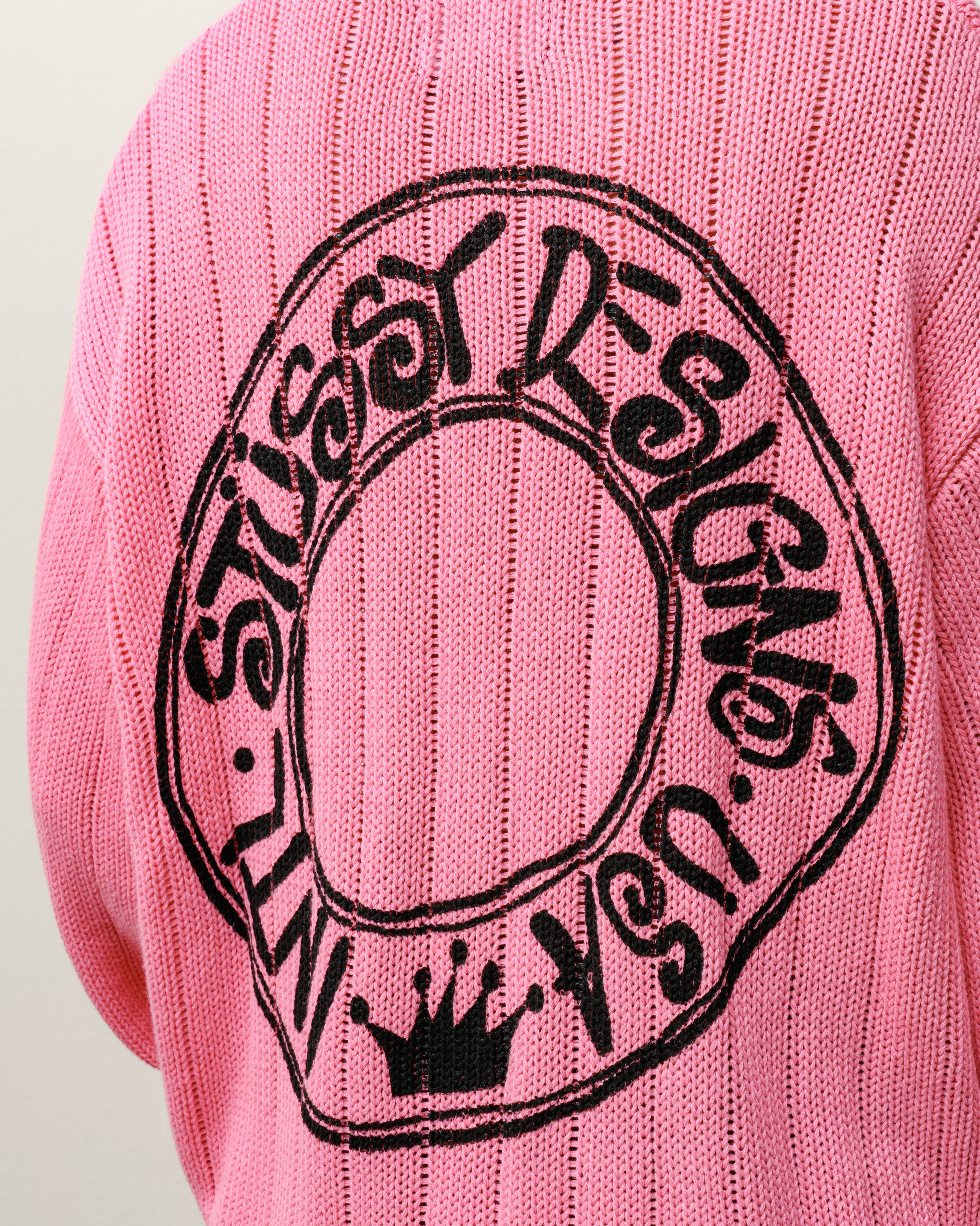 Buana Logo Sweater – Pink | Tops & Knits | Stüssy Japan