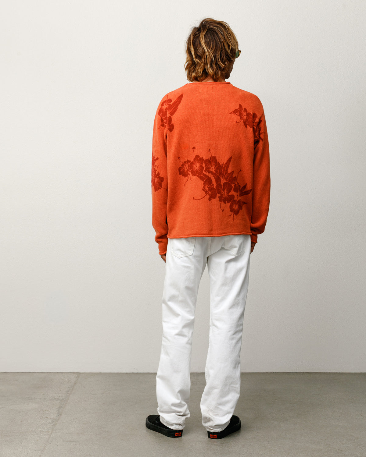 Floral Roll Neck Sweater – Rust | Tops & Knits | Stüssy Japan