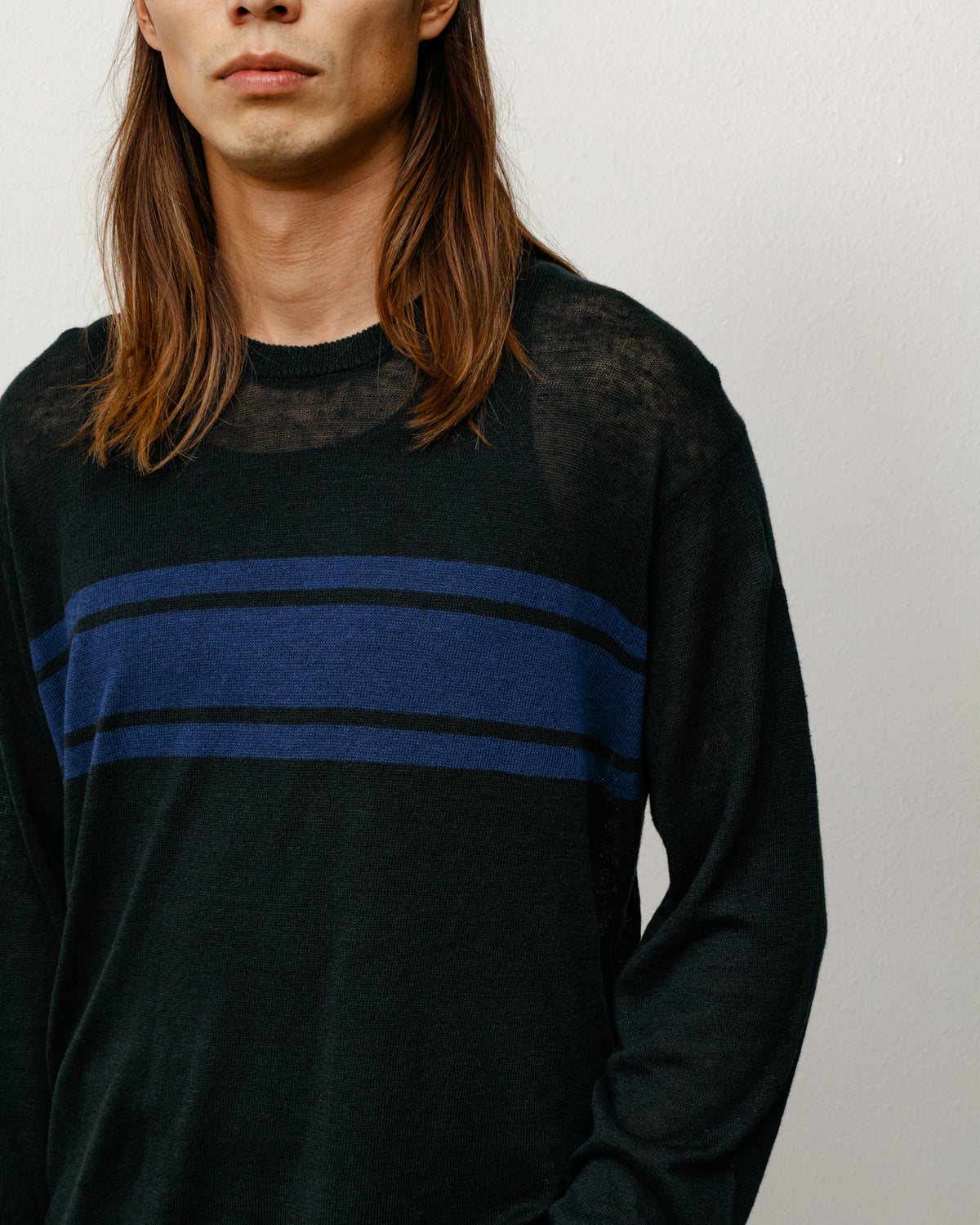 Lightweight Striped Sweater – Black | Tops & Knits | Stüssy Japan