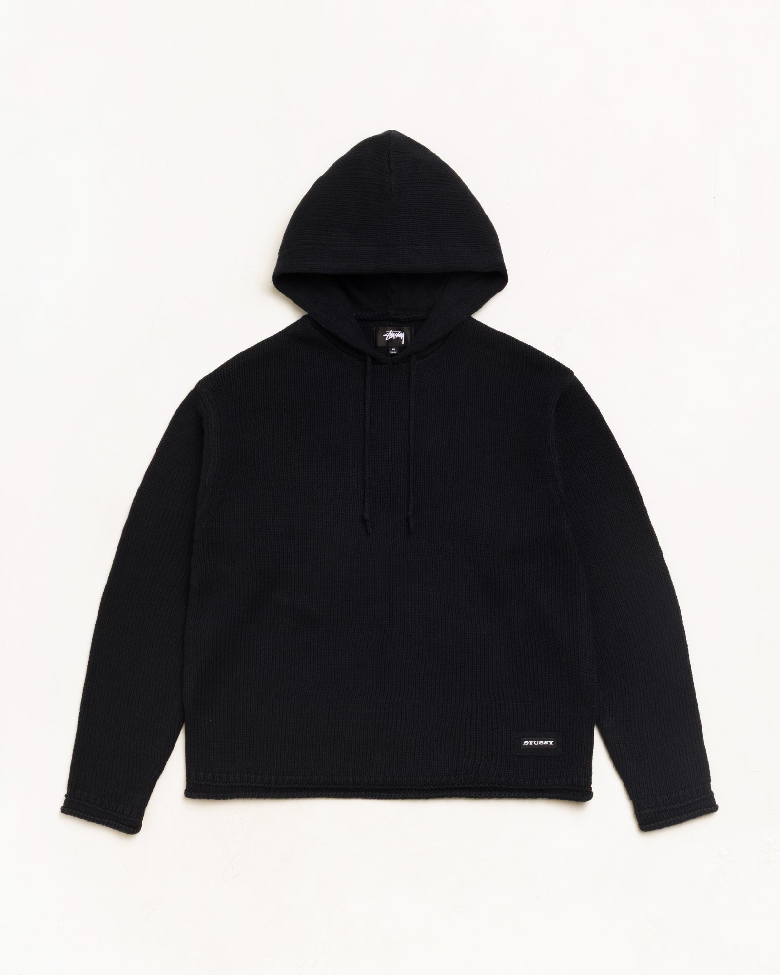 Beach Hooded Sweater Unisex Long Sleeve In Black