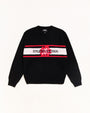 STRIPED HIBISCUS SWEATER