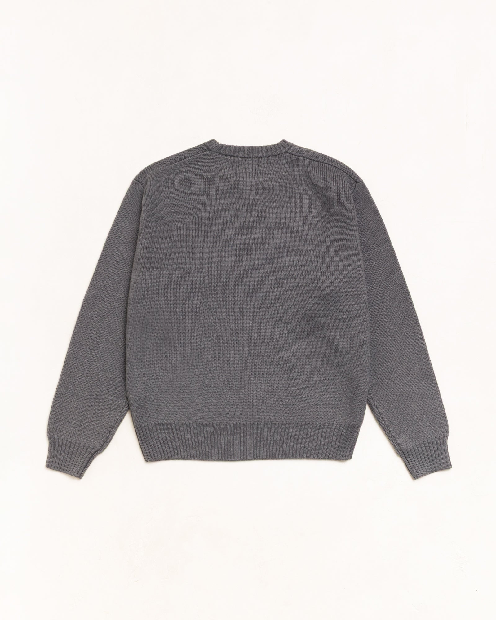 Striped Hibiscus Sweater - Grey | Tops & Knits | Stüssy Japan