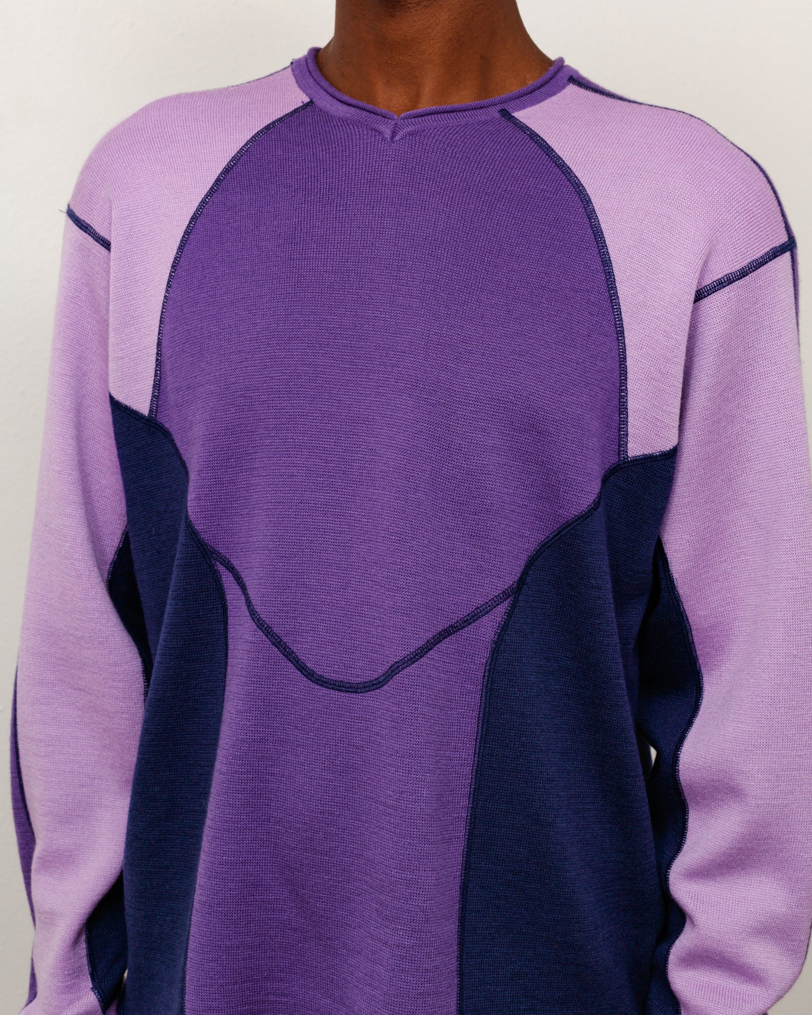 Wave Knit Sweater - Lavender | Tops & Knits | Stüssy Japan