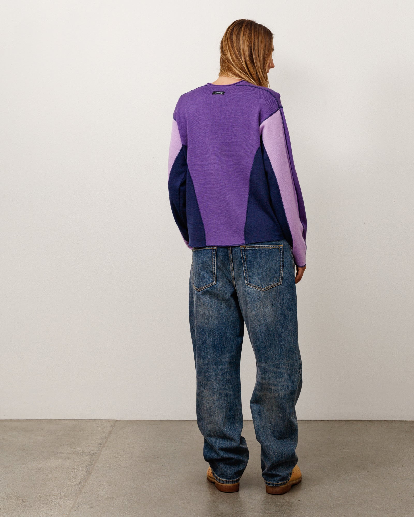 Wave Knit Sweater - Lavender | Tops & Knits | Stüssy Japan