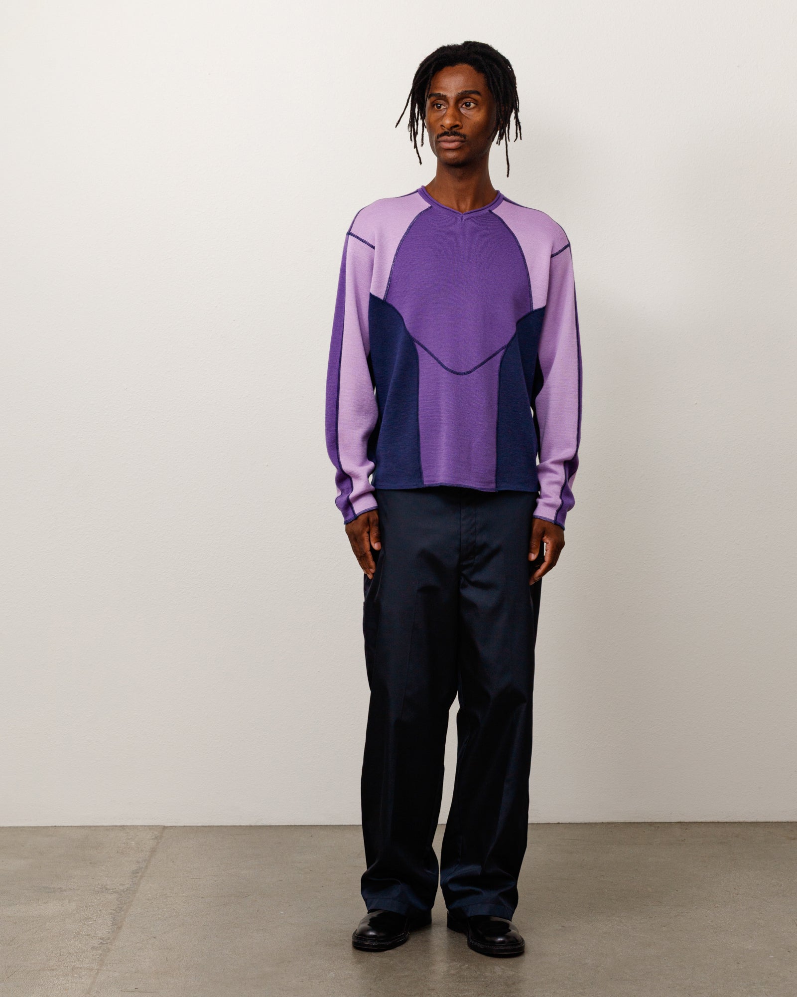 Wave Knit Sweater - Lavender | Tops & Knits | Stüssy Japan