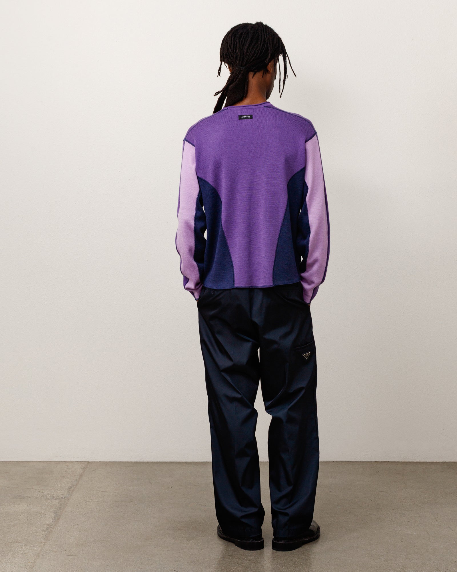 Wave Knit Sweater - Lavender | Tops & Knits | Stüssy Japan