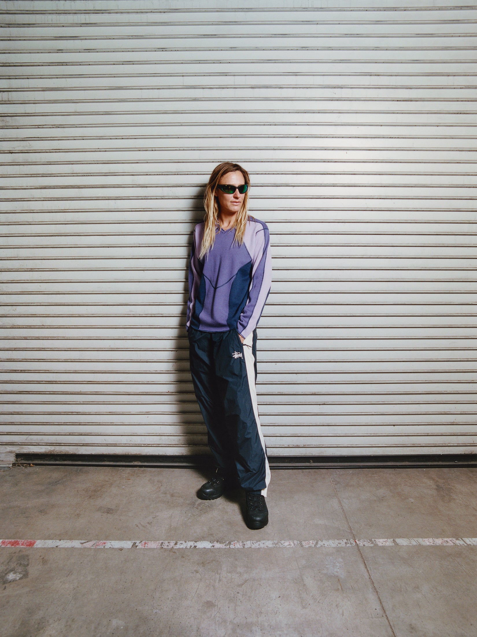 Wave Knit Sweater - Lavender | Tops & Knits | Stüssy Japan