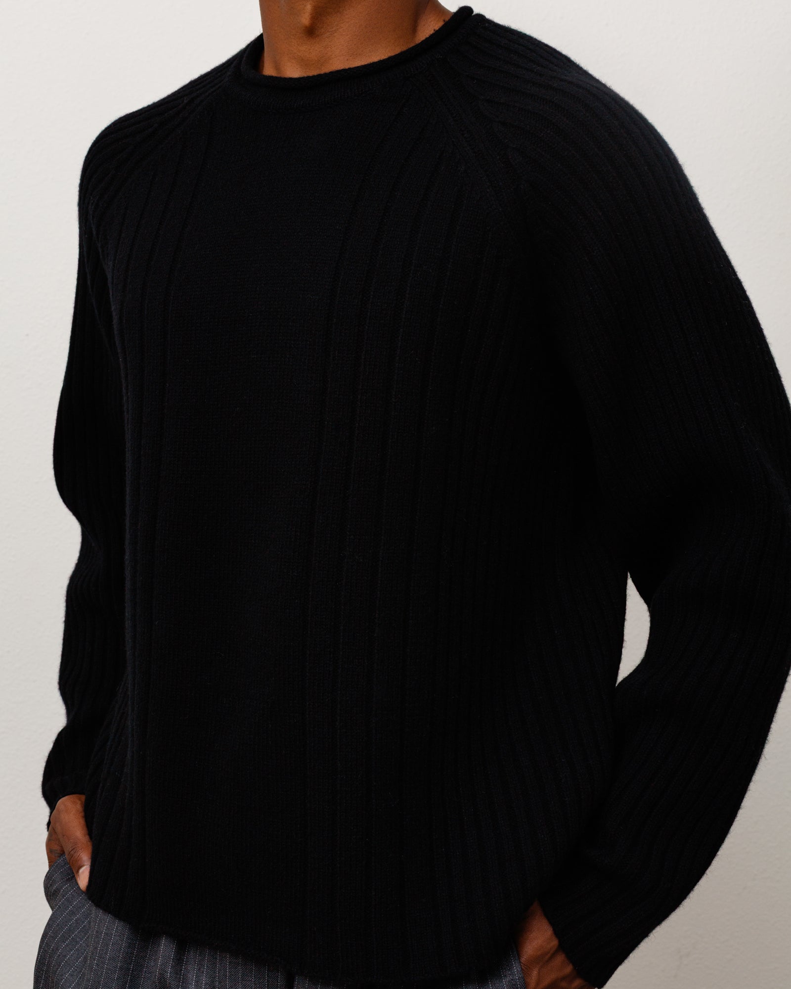STUSSY ROLL NECK SWEATER Lサイズ 黒 Merino Roll Neck Sweater - Black | Tops & Knits | Stüssy Japan