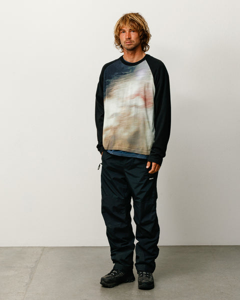 Splash Sweater Unisex Long Sleeve In Black