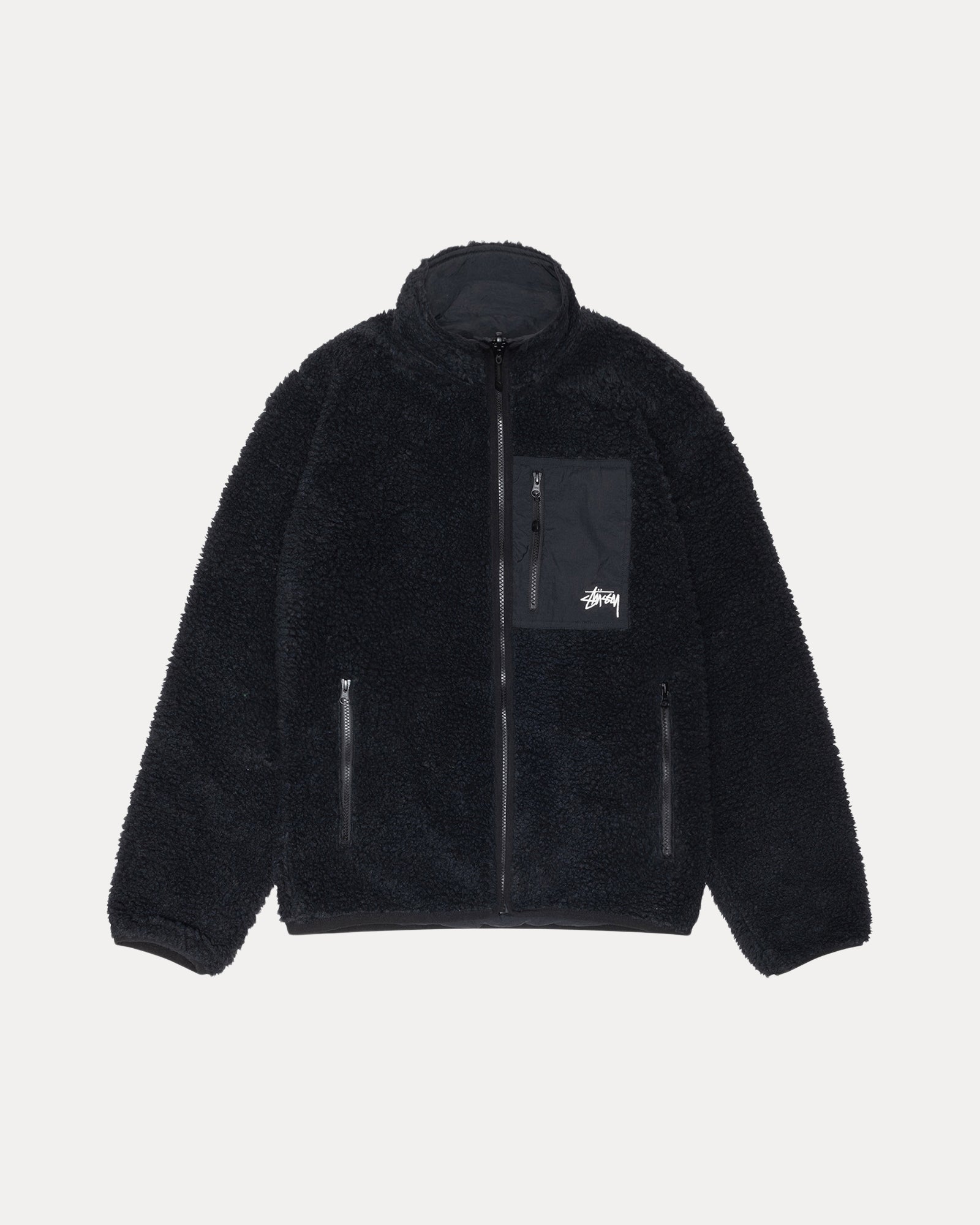 Sherpa Reversible Jacket in black – Stüssy Japan