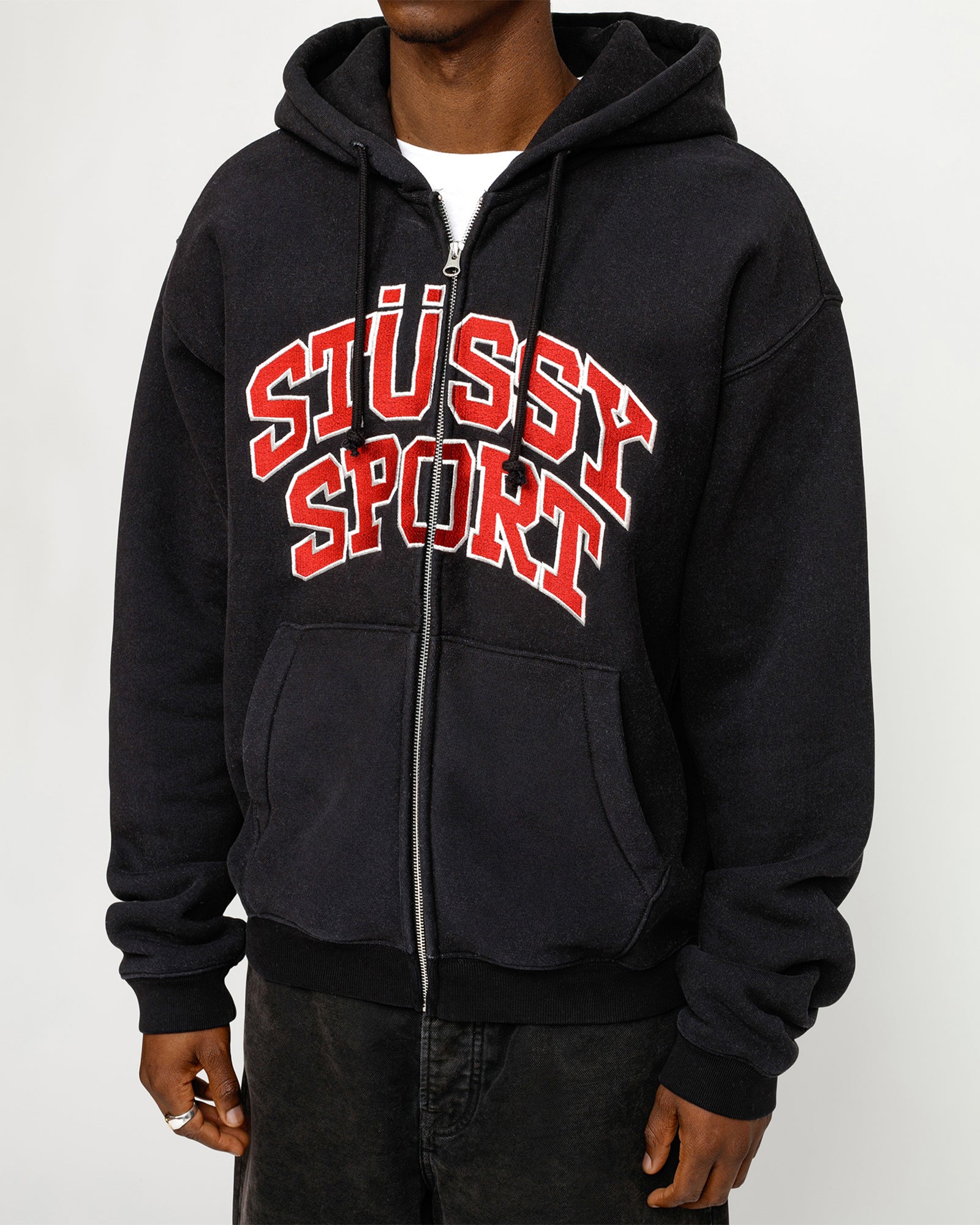 stussy sport ジップパーカー　24ss STUSSY 24SS SPORT ZIP HOODIE stussy】ジップパーカー ☆24SS 最新作