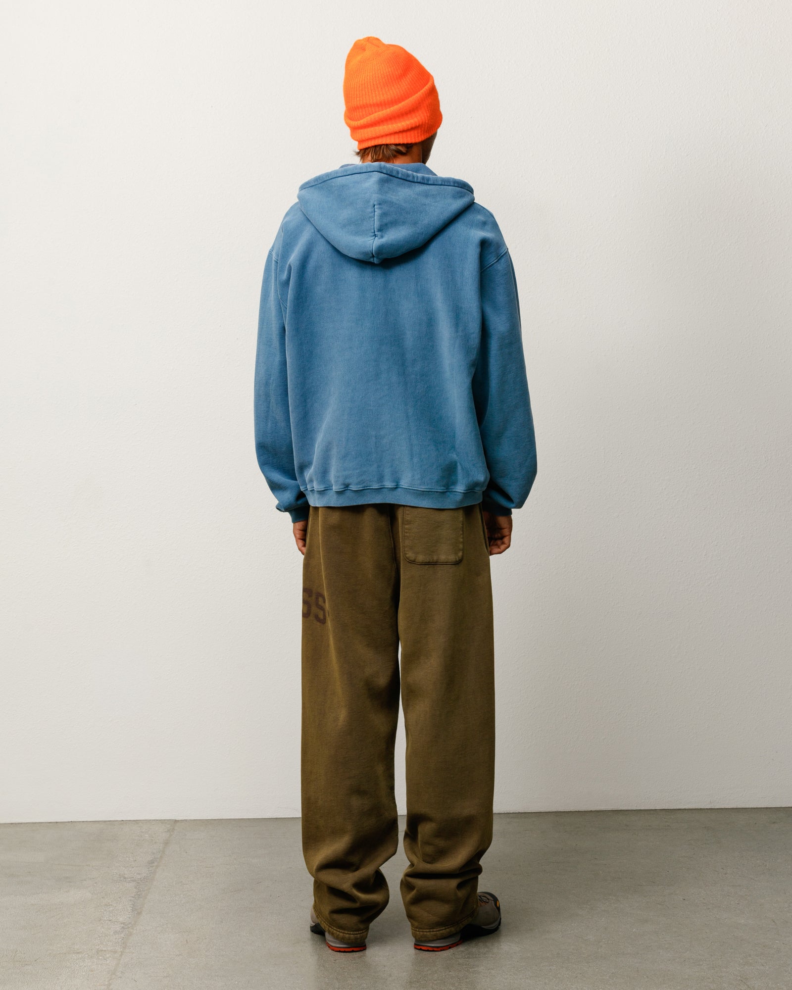 Faded Graphic Zip Hoodie - Washed Navy | Sweats | Stüssy Japan
