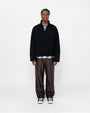 WOOL BLEND SHERPA PULLOVER