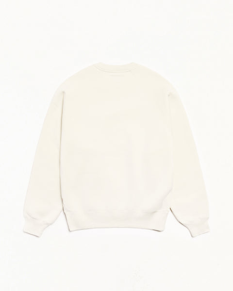 Fleece Raglan Crew Mens Long Sleeve In Natural