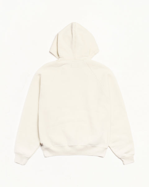 Raglan Zip Hood Mens Long Sleeve In Natural