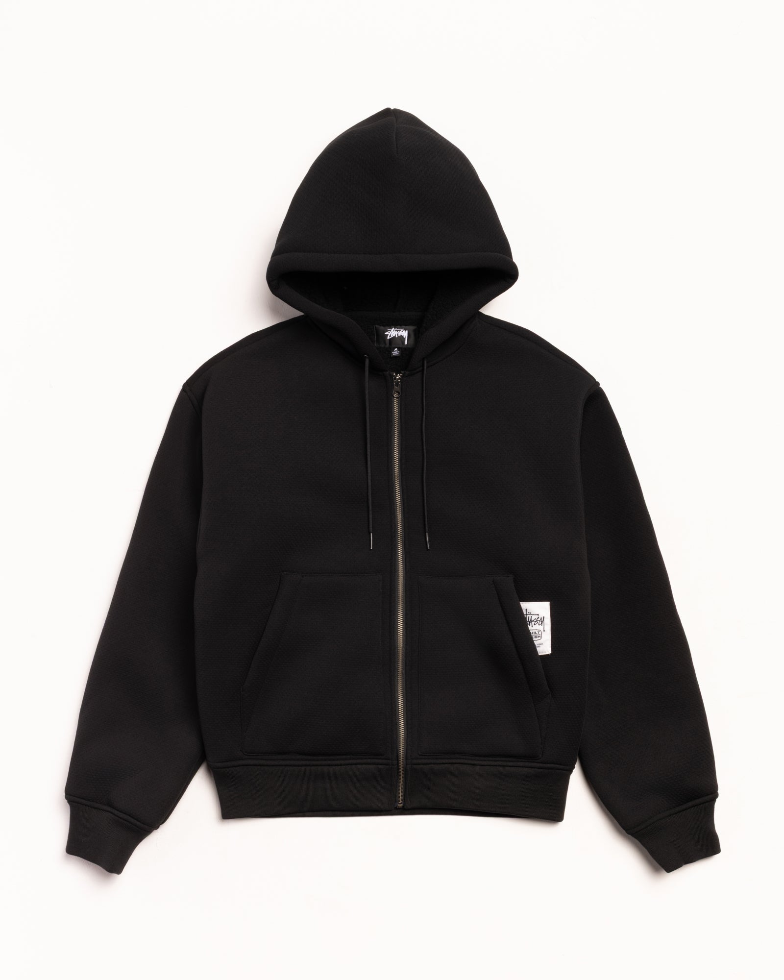 Bonded Sherpa Hoodie – Black | Sweats | Stüssy Japan