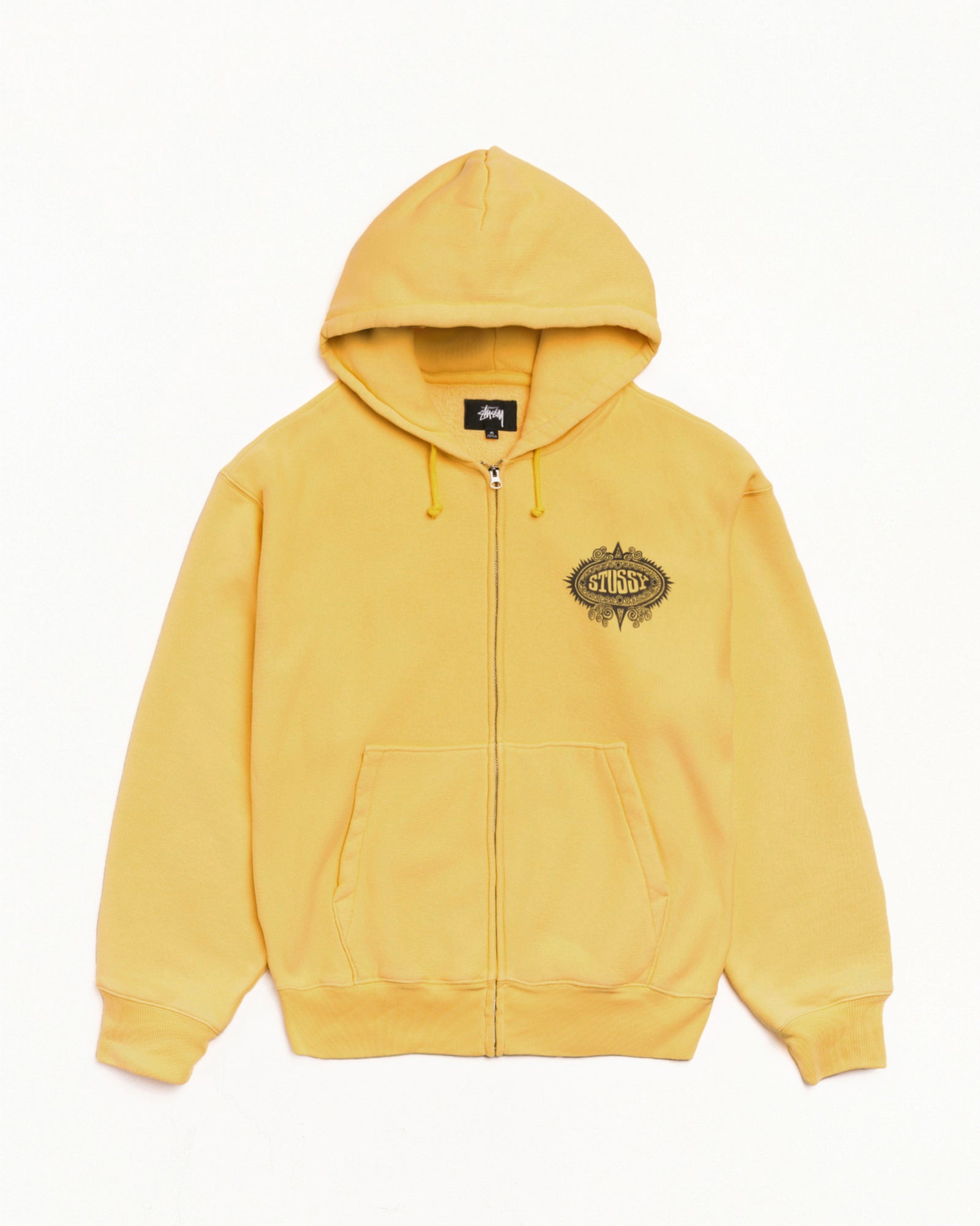 Mantra Zip Hood Mens Long Sleeve In Yellow