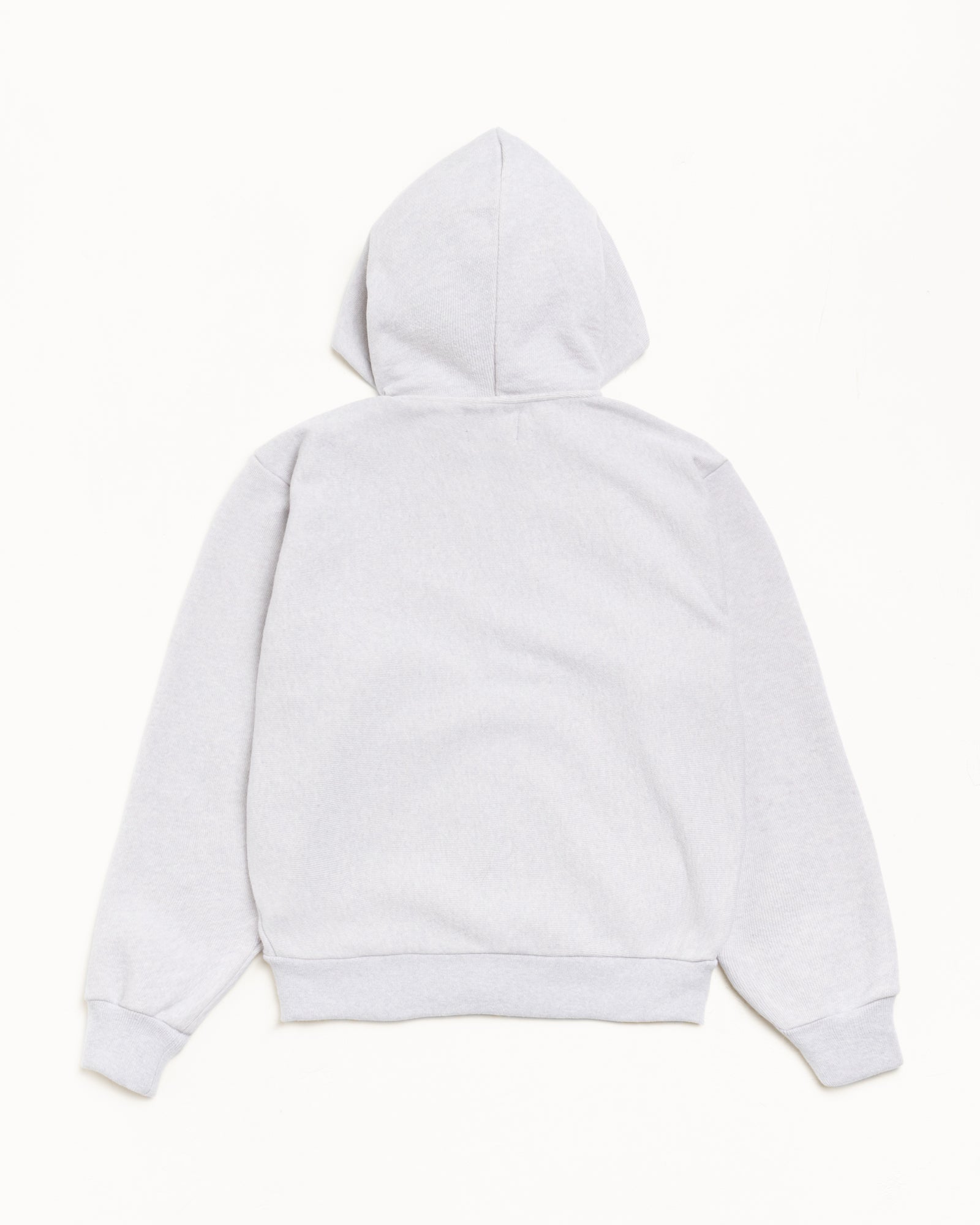 トップス White Scrape Knit Hoodie Patch Zip Knit Hoodie – Ash Heather | Tops & Knits | Stüssy Japan