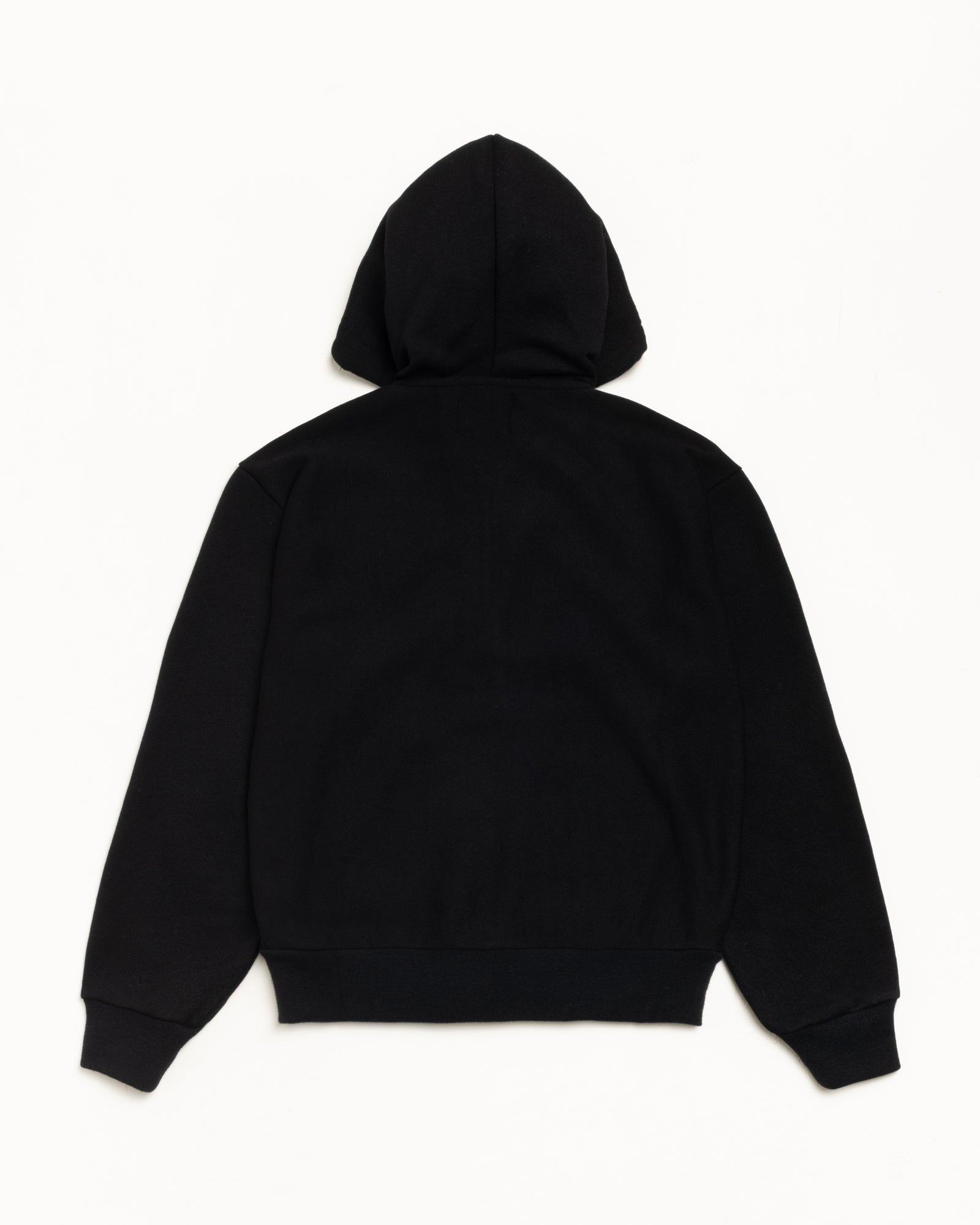 Patch Zip Knit Hoodie – Black | Tops & Knits | Stüssy Japan