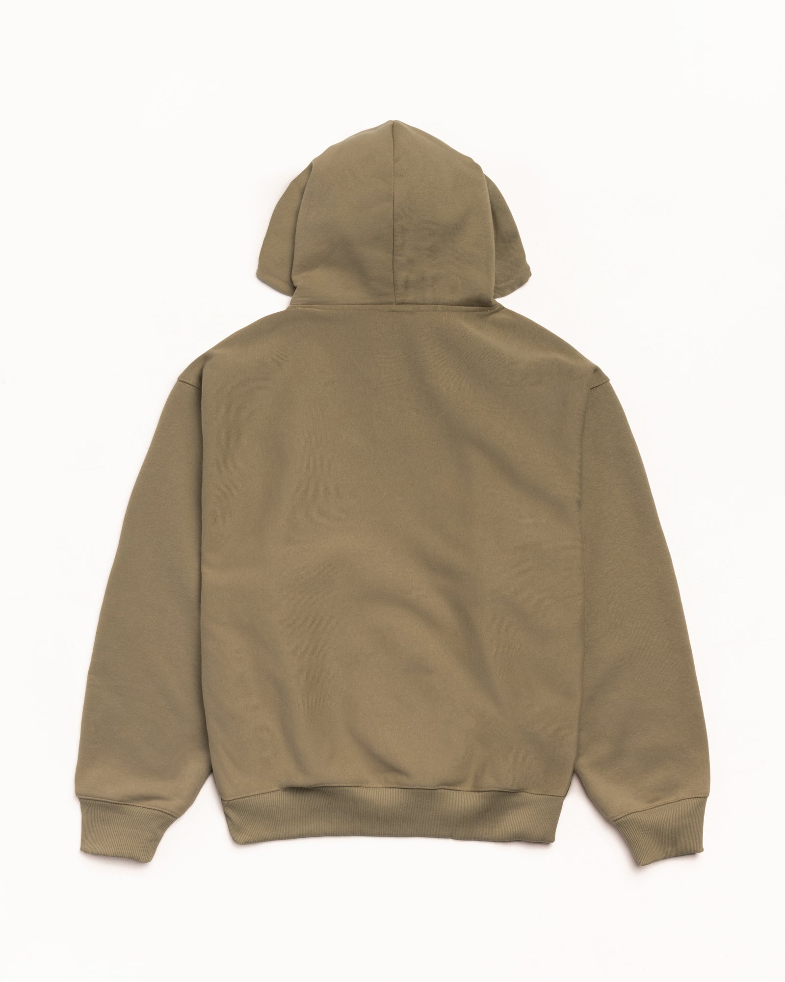 Double Stripe Hood Mens Long Sleeve In Army