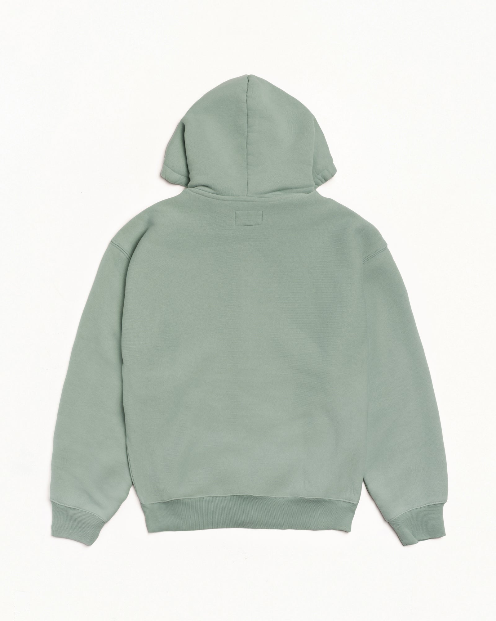Stussy Est Printed Zip Hood Mens Long Sleeve In Grey Green