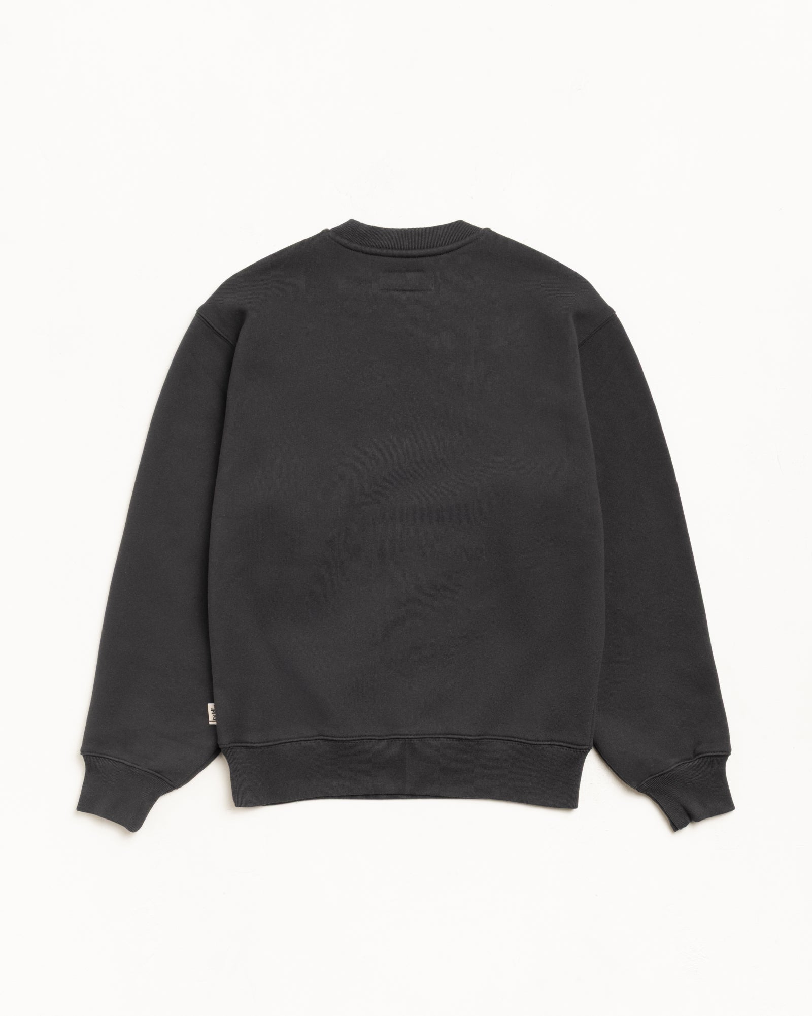 Fleece Crew – Black | Crew Fleece | Stüssy Japan