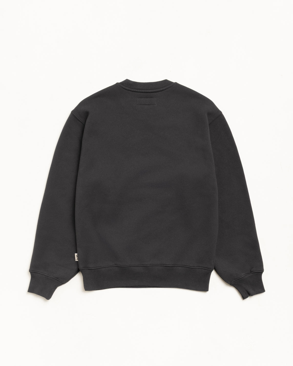Fleece Crew – Black | Crew Fleece | Stüssy Japan
