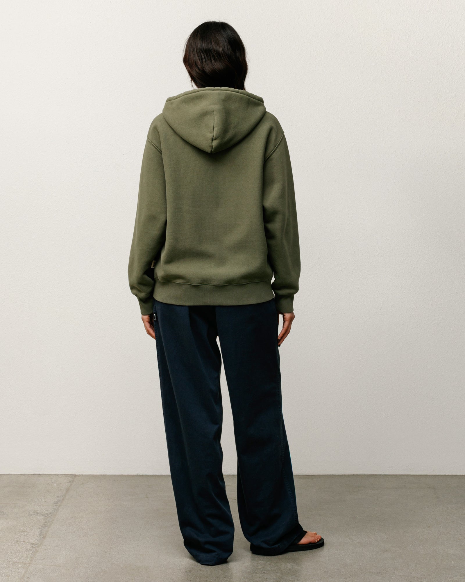 Fleece Zip Hoodie – Green | Zip-up Fleece | Stüssy Japan