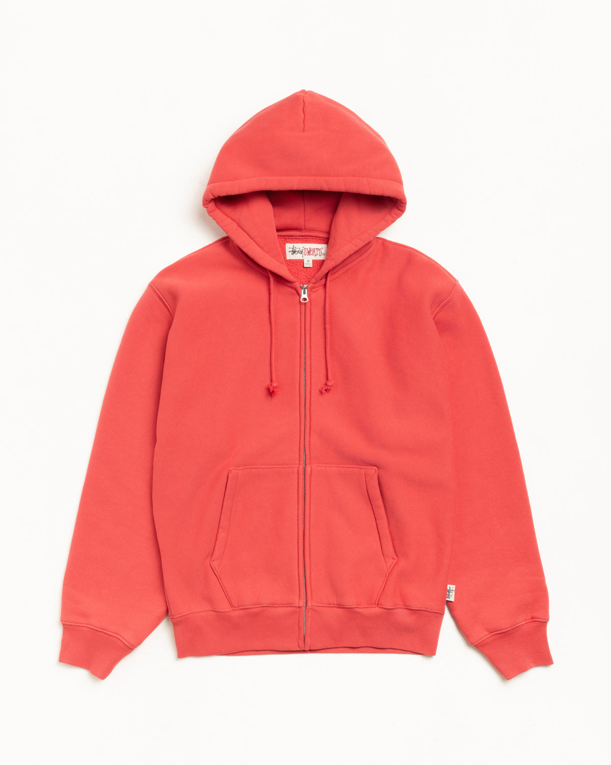 Fleece Zip Hoodie – Red | Zip-up Fleece | Stüssy Japan