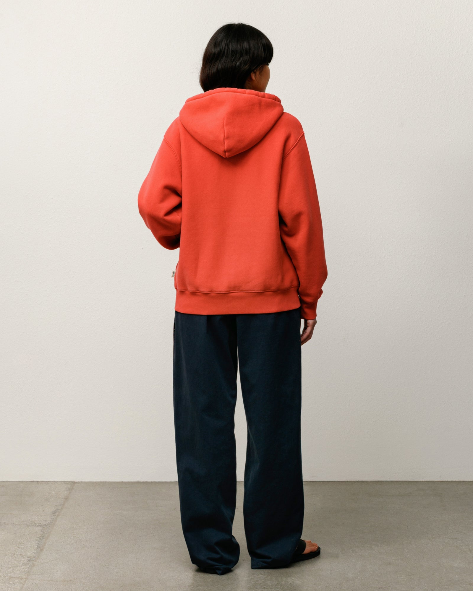 Fleece Zip Hoodie – Red | Zip-up Fleece | Stüssy Japan