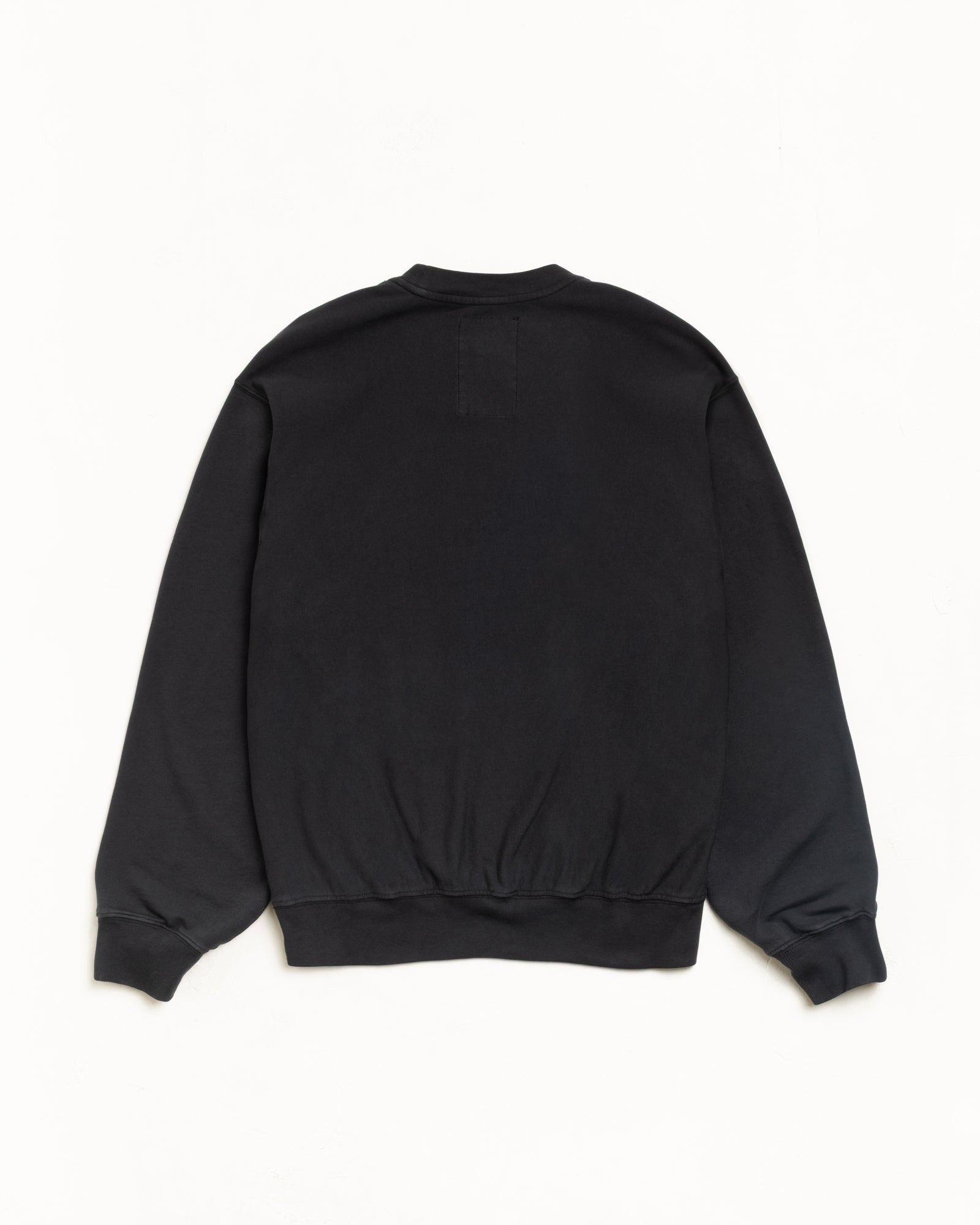 Lightweight Terry Crew – Black | Crew Fleece | Stüssy Japan