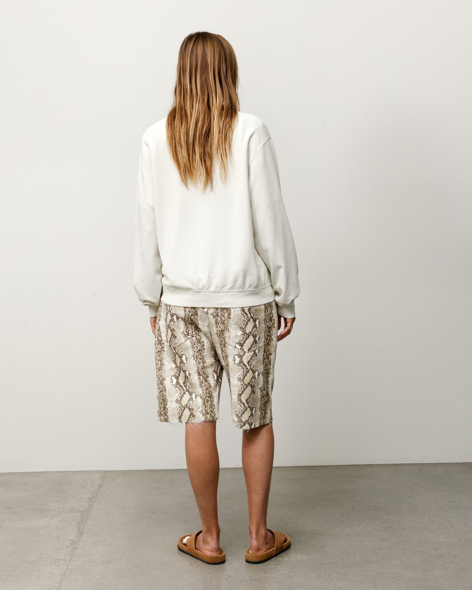 Lightweight Terry Crew – Stone | Crew Fleece | Stüssy Japan