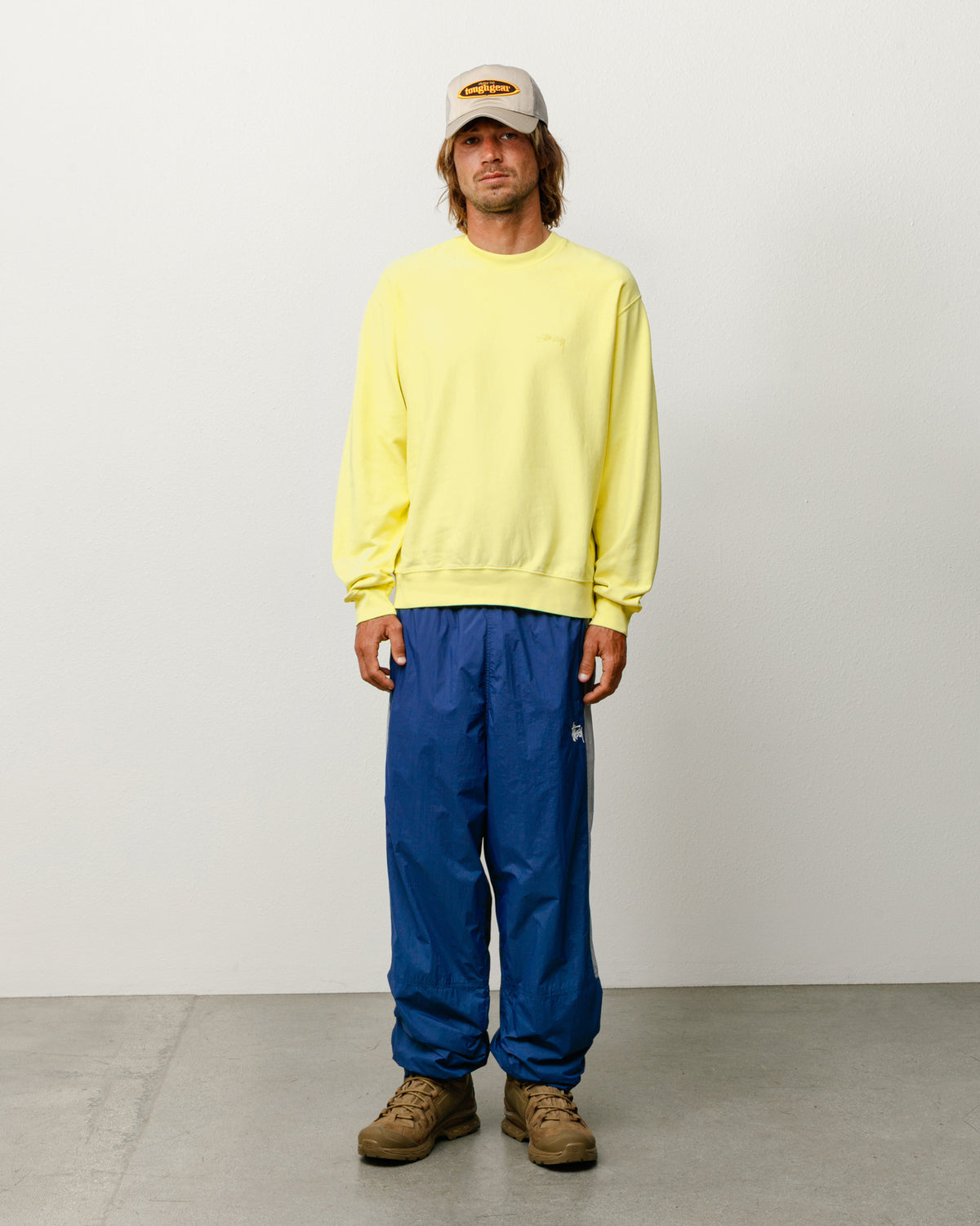 Lightweight Terry Crew – Yellow | Crew Fleece | Stüssy Japan