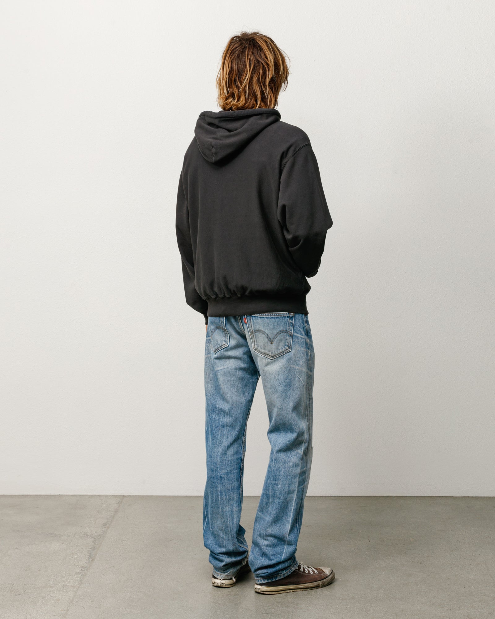 Lightweight Terry Hoodie – Black | Sweats | Stüssy Japan