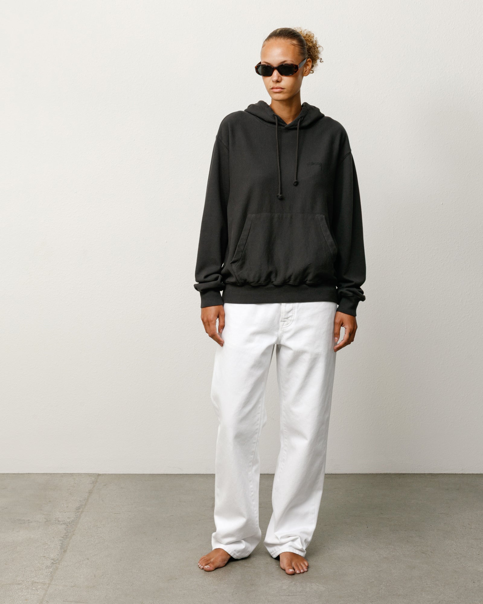 Lightweight Terry Hoodie – Black | Sweats | Stüssy Japan